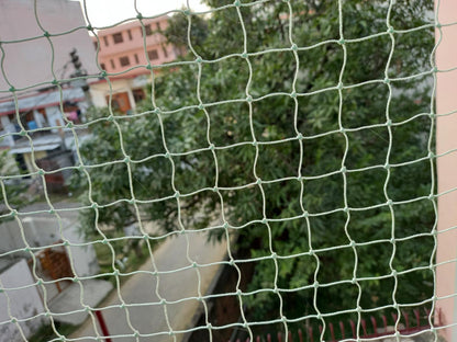 KBI Heavy Duty Bird Protection Net for Balcony, Terrace & Garden 6FTX10FT (6Osqft) Hdpe Nylon Colour White